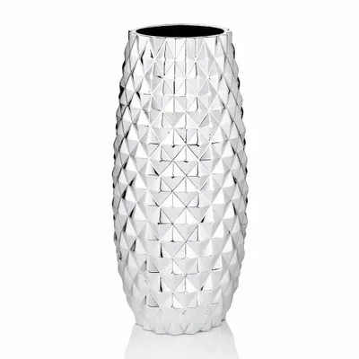 Design objects - Vase with silver "Diamond" - OTTAVIANI