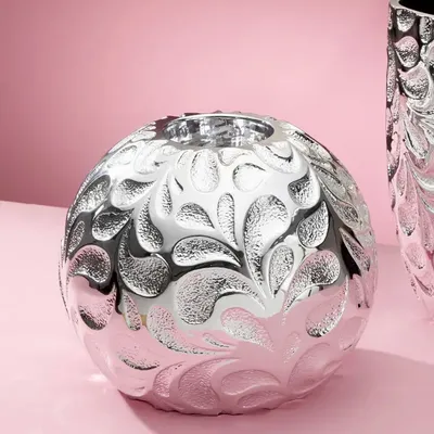 Objets design - Vase en argent « Damas » - OTTAVIANI