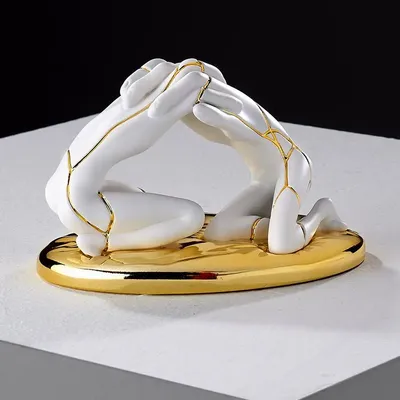 Design objects - Sculpture embrace collection "Kintsugi" - OTTAVIANI