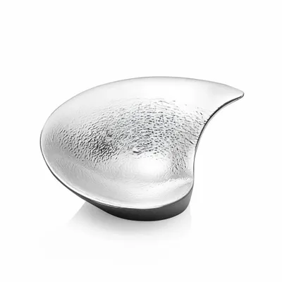 Design objects - Centerpiece with silver and matt black "Ayum" - OTTAVIANI