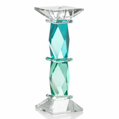 Objets design - Bougeoir en cristal coloré - OTTAVIANI