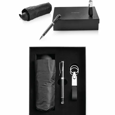 Design objects - Set with pen, keychain and umbrella with case - OTTAVIANI
