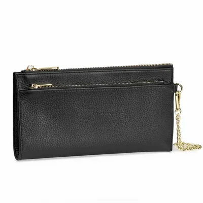 Design objects - Black genuine leather large wallet - OTTAVIANI
