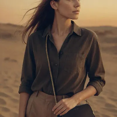 Objets design - Sac bandoulière en cuir véritable noir - OTTAVIANI