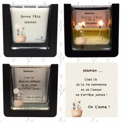 Gifts - Mother's Day Flower in a Pot - BOUGIES CANDLEARTH