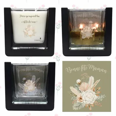 Gifts - Mother's Day Green Bouquet - BOUGIES CANDLEARTH