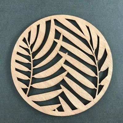 Objets de décoration - Dessous de plat - Fougère dorée - LA COUR DU JUCH