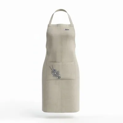 Tabliers de cuisine - Hand stitched Linen apron - GOVOU FABRICS