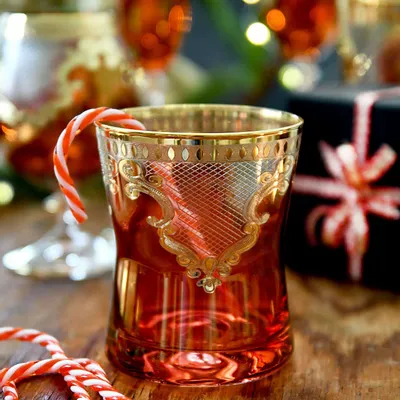 Stemware - Luxury set of 6 pc whisky glass Angel Red-ARE - COMBI POLAND GLASS DECORATOR