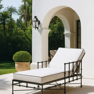 Lounge chairs - Orbit Wrought iron lounge - GUADARTE
