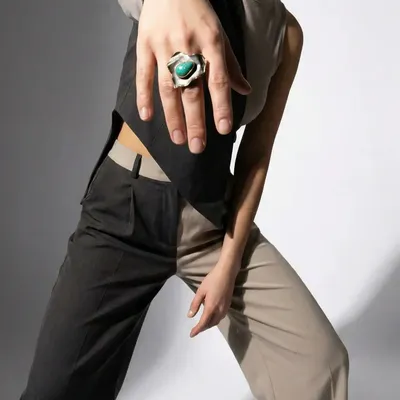 Jewelry - Lake of Kythira Ring - V UNIQUENESS FINE GREEK JEWELRY