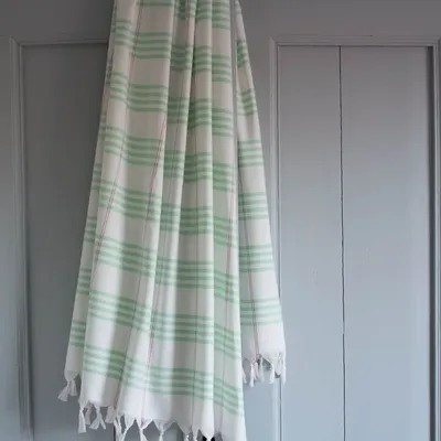 Pools - hammam towel Organic fresh green - OTTOMANIA