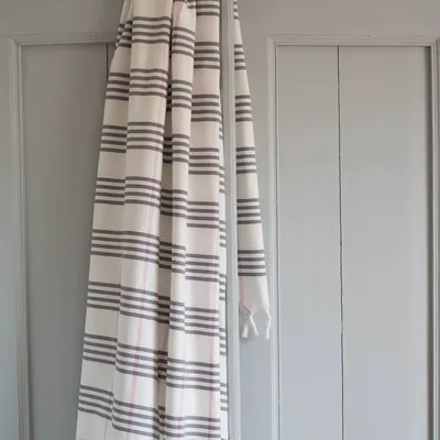 Pools - hammam towel Organic dark grey - OTTOMANIA