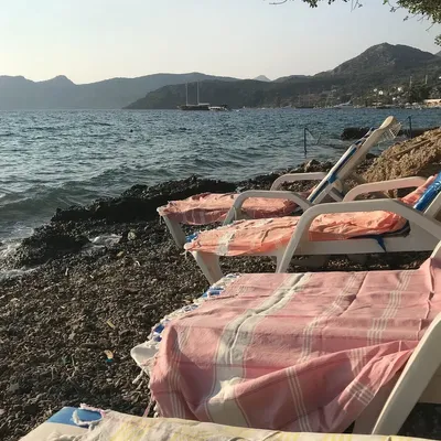 Piscines - fouta Organic rose poudre/blanc - OTTOMANIA