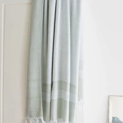 Piscines - fouta avec éponge sauge - OTTOMANIA