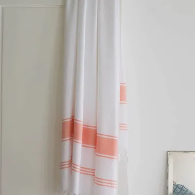Other bath linens - hammam towel white/peach - OTTOMANIA