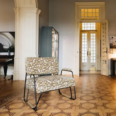 Fauteuils pour collectivités - Apollo Fauteuil en Structure en Fer Laqué Noir - DUISTT