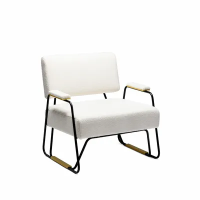 Fauteuils - Apollo Fauteuil en Structure en Fer Laqué Noir - DUISTT