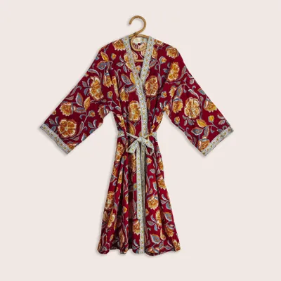 Prêt-à-porter - Kimono LONI Red - JAMINI BY USHA BORA