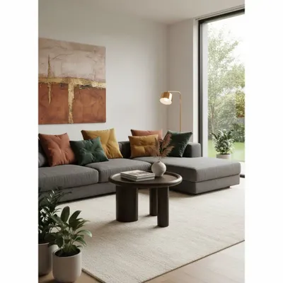 Coffee tables - ANA 60x50 sofa end table - EMPREINTE DU TEMPS