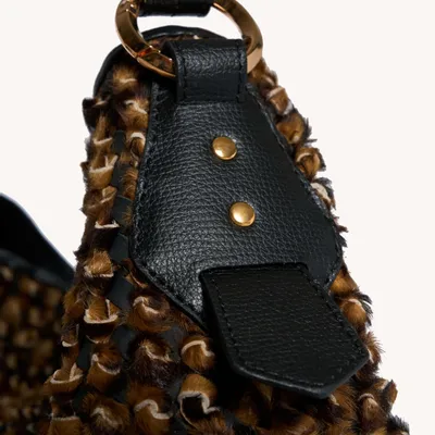 Bags and totes - Hobo bag with knot detail handmade weaving - SAPAF 1954