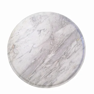 Plateaux - Plateau en marbre blanc et gris - SAGIT