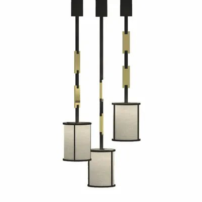 Hanging lights - CHAIN Pendant light in brass - DUISTT