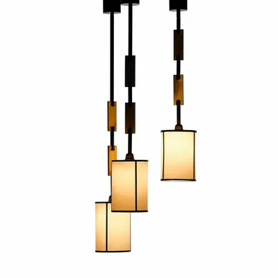 Suspensions - Luminaire suspension CHAIN en laiton - DUISTT