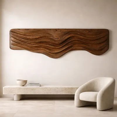 Objets de décoration - Poseidon | Sculpture Murale d’Exception | Chêne Européen Ma - NEXART