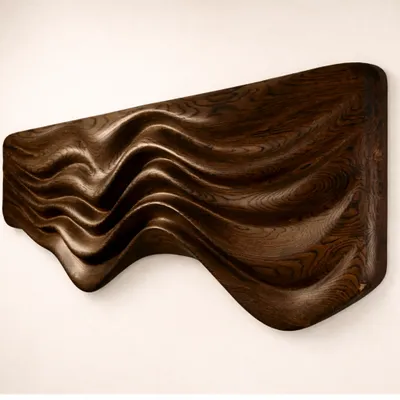 Objets de décoration - Poseidon | Sculpture Murale d’Exception | Chêne Européen Ma - NEXART