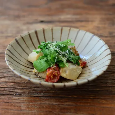 Bowls - Tokusa - shallow bowl / rice bowl - MARUMITSU POTERIE