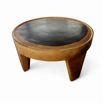 Tables basses - Table basse en SUAR diamètre 75 cm - EMPREINTE DU TEMPS