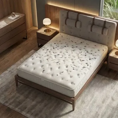 Hotel bedding - Hybrid mattress with natural latex and independent 7-zone pocket springs 160x200 - ANGEL CERDÁ