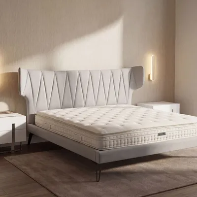 Literie pour hôtels - Matelas hybride en latex naturel avec mini ressorts et ressorts ensachés 7 zones 180x200 - ANGEL CERDÁ