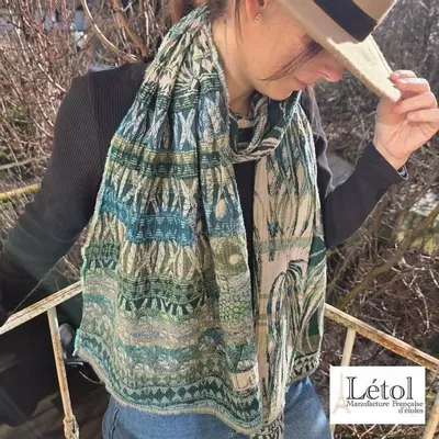 Foulards et écharpes - Etole Létol collection PE2026 - LÉTOL , MANUFACTURE FRANÇAISE D'ÉTOLES