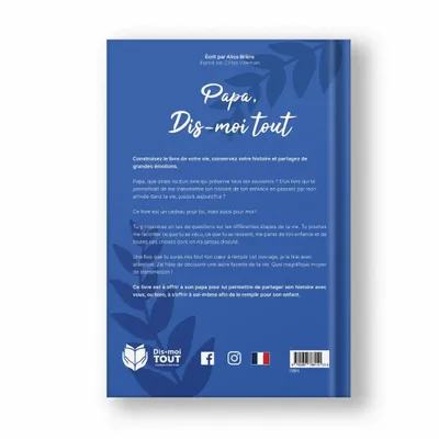 Cadeaux - Livre cadeau Papa, dis-moi tout - DIS-MOI TOUT