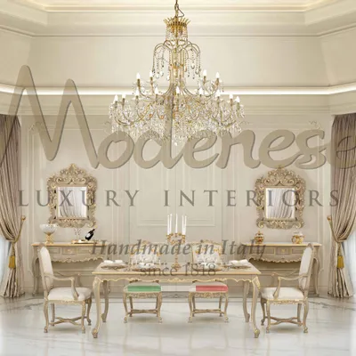 Dining Tables - Timeless Dining Set - MODENESE LUXURY FURNITURE