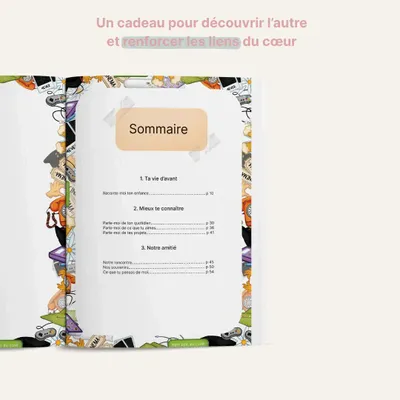 Gifts - Gift book My friend, tell me everything - DIS-MOI TOUT