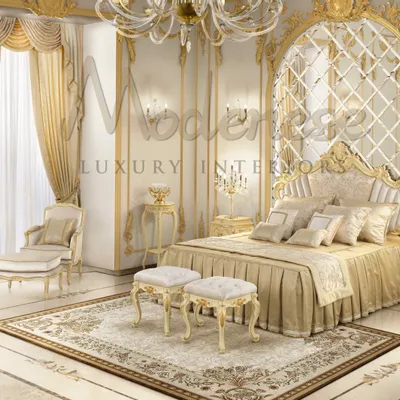 Beds - Royal Bedroom Set - MODENESE LUXURY FURNITURE