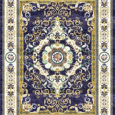Classic carpets - Aubusson Collection- Imperial Rococo Flourish - SARELLI INTERIORS TEXTILES