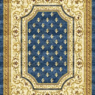 Classic carpets - Neoclassic Collection- Imperial Lily Medallion - SARELLI INTERIORS TEXTILES