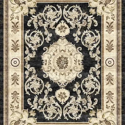 Classic carpets - Savonnerie Collection- Aristocratic Design Medallion - SARELLI INTERIORS TEXTILES