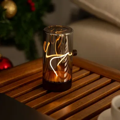 Lampes de bureau  - Bois de noyer naturel Solis Drift Light - GINGKO DESIGN