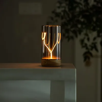 Desk lamps - Solis Drift Light Natural White Ash - GINGKO DESIGN