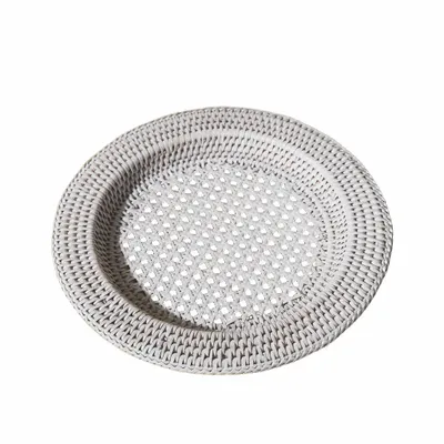 Everyday plates - Vintage Rattan Placemat - KING ZOO