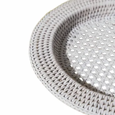 Everyday plates - Vintage Rattan Placemat - KING ZOO