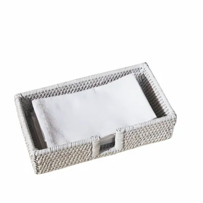 Decorative objects - Rectangular Rattam Napkin Holder - KING ZOO