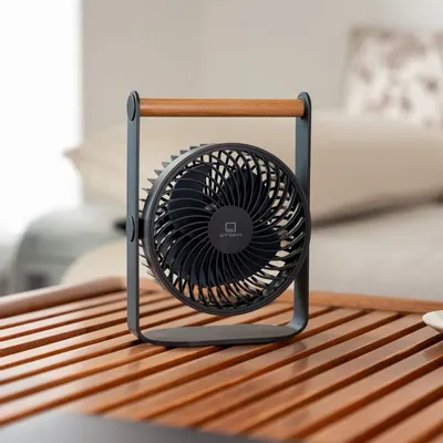 Design objects - Lyra Portable Fan Space Grey - GINGKO DESIGN