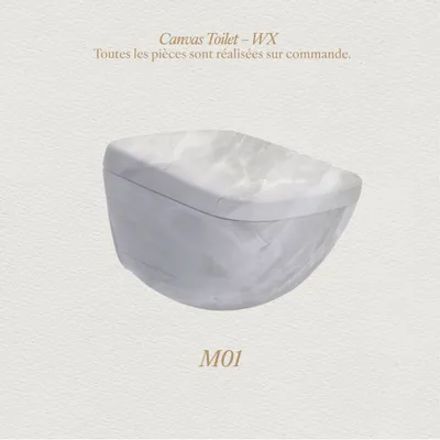 WC - Marbre Emotion Royale Series (M01) – Toilet - ARTOLETTA® MAISON COLLECTION