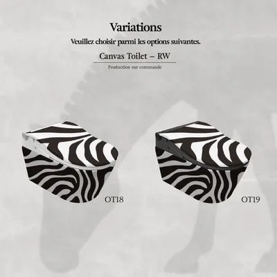Ceramic - Zebra(OT18) – Toilet - ARTOLETTA® MAISON COLLECTION